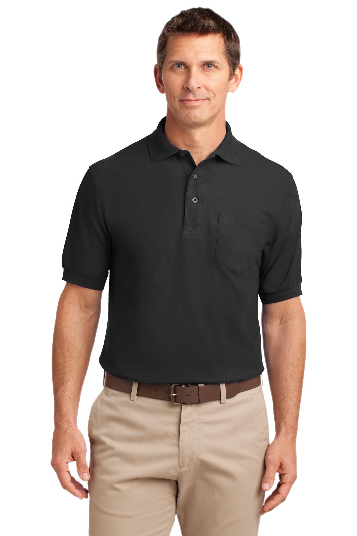 Tall Silk Touch Polo with Pocket