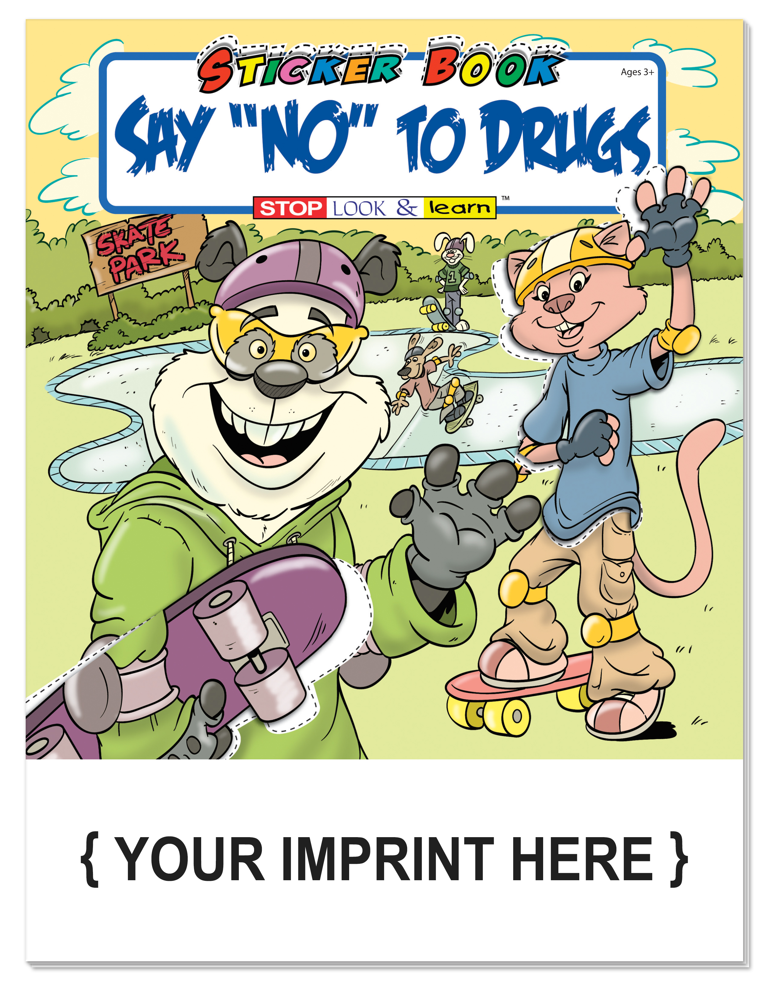 STICKER BOOK - Say "NO" To Drugs Sticker Book 3