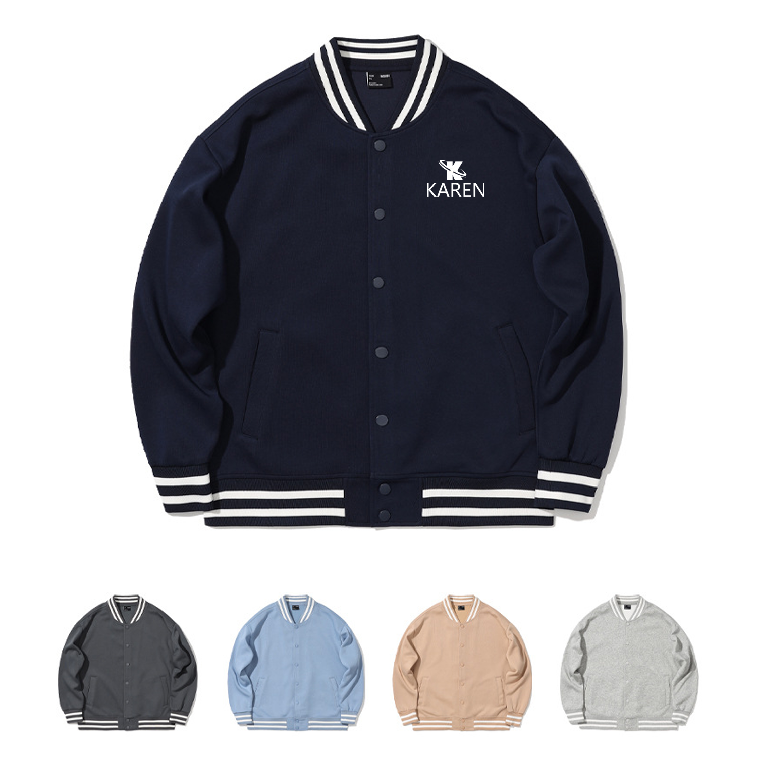 Unisex Casual Windbreaker Baseball Jackets 9