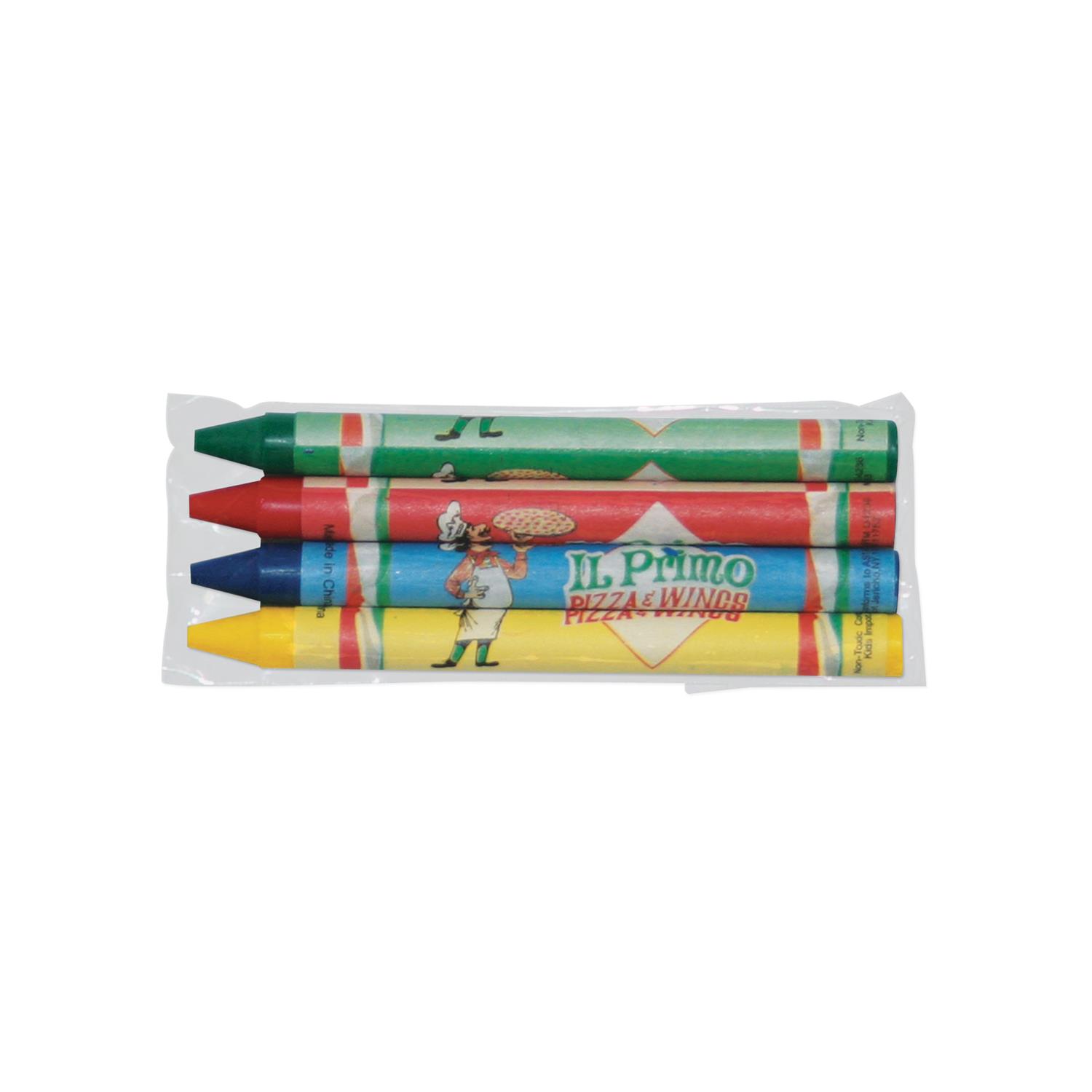 4 Pack Custom Crayons in Cello Wrapper 2