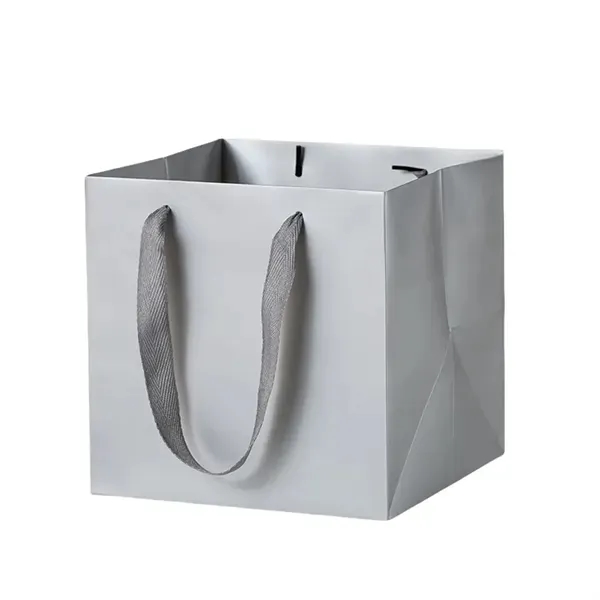 Square Kraft Paper Gift Tote Bag 11