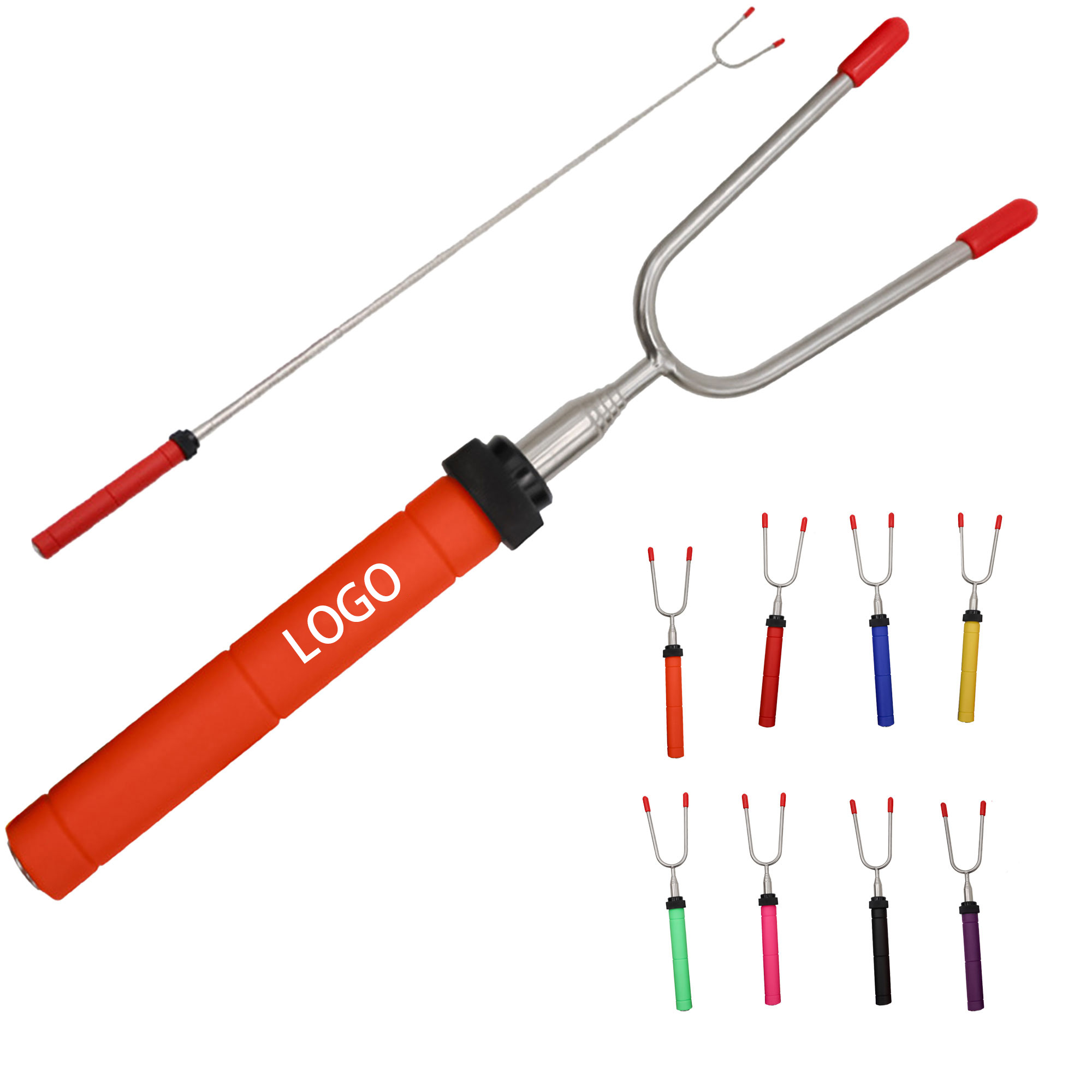 Collapsible Stainless Steel Grill Fork 1