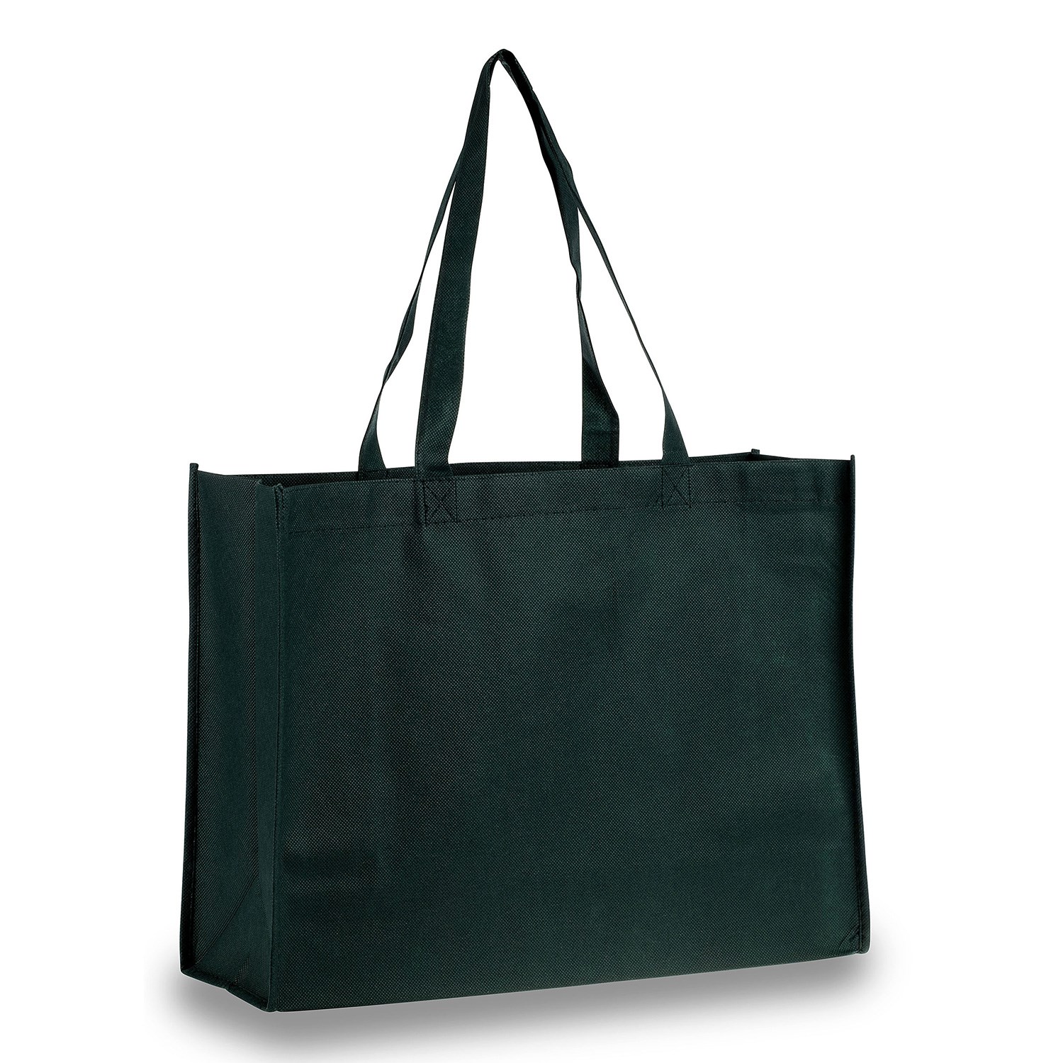 Non-Woven Shopping Gusset Tote Bag USA Decorated (16" X 12" X 6")