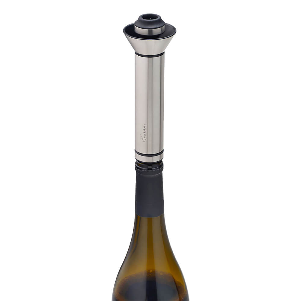 Vacuum Wine Saver & Preserver With Two Stoppers