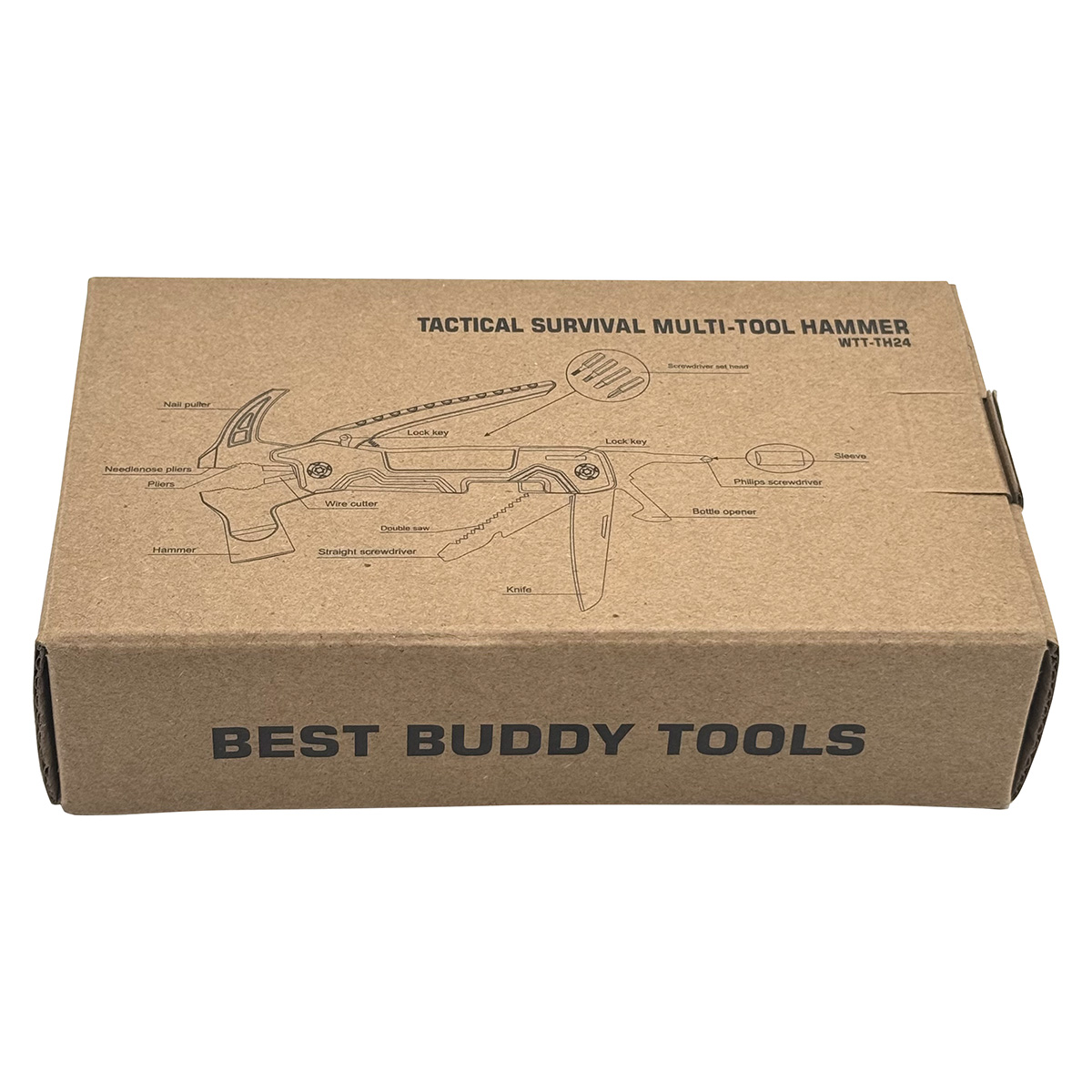 Best Buddy Tools® Tactical Survival Multi-Tool Hammer 11