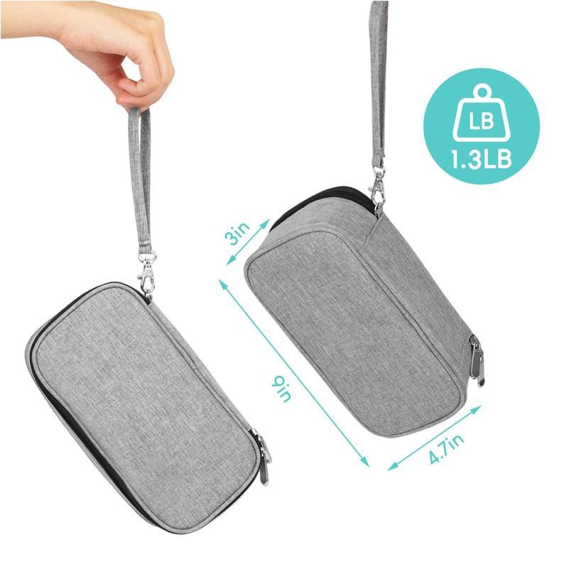 Portable Insulin Cooling Bag Lightweight Medical Refrigerator for Travel Polyester Storage Ice Bag 3