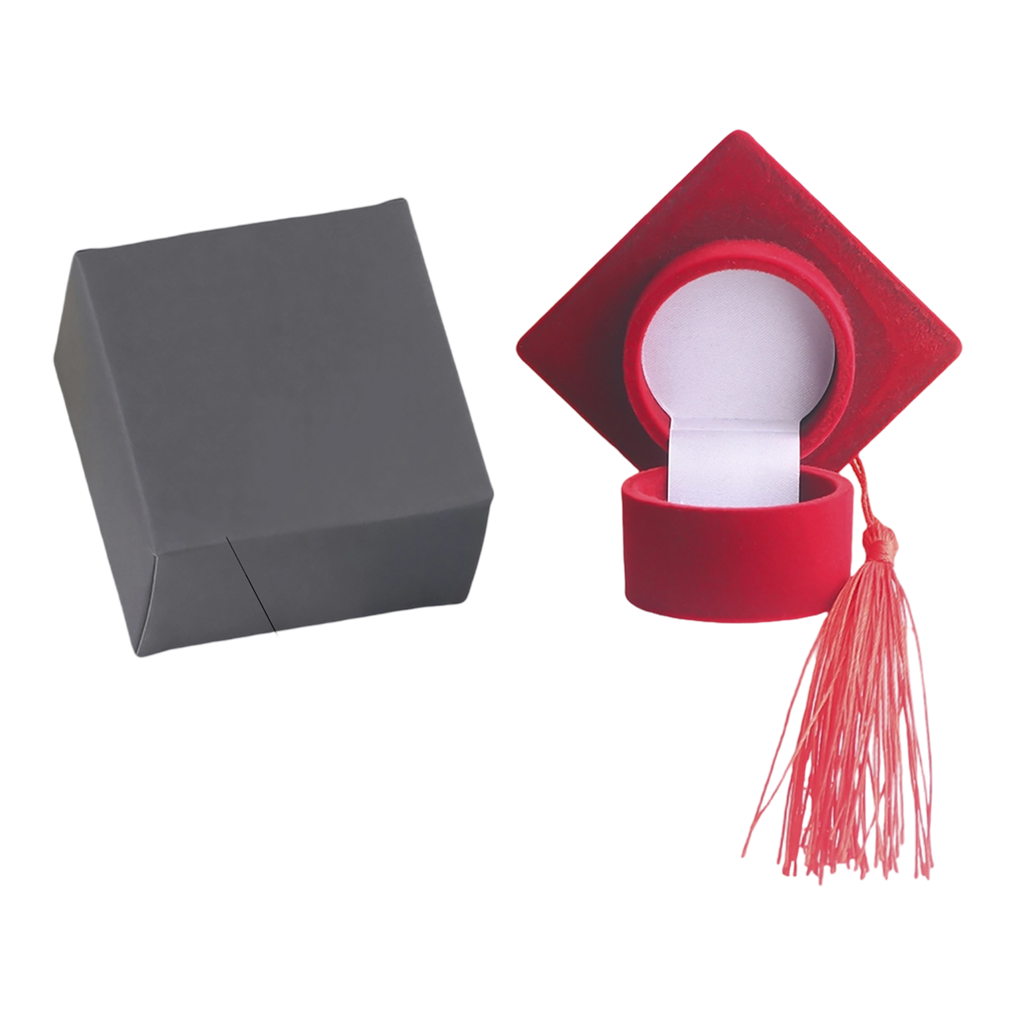 ABS Graduation Cap Ring Box 2.48" x 2.48" x 1.57" 6