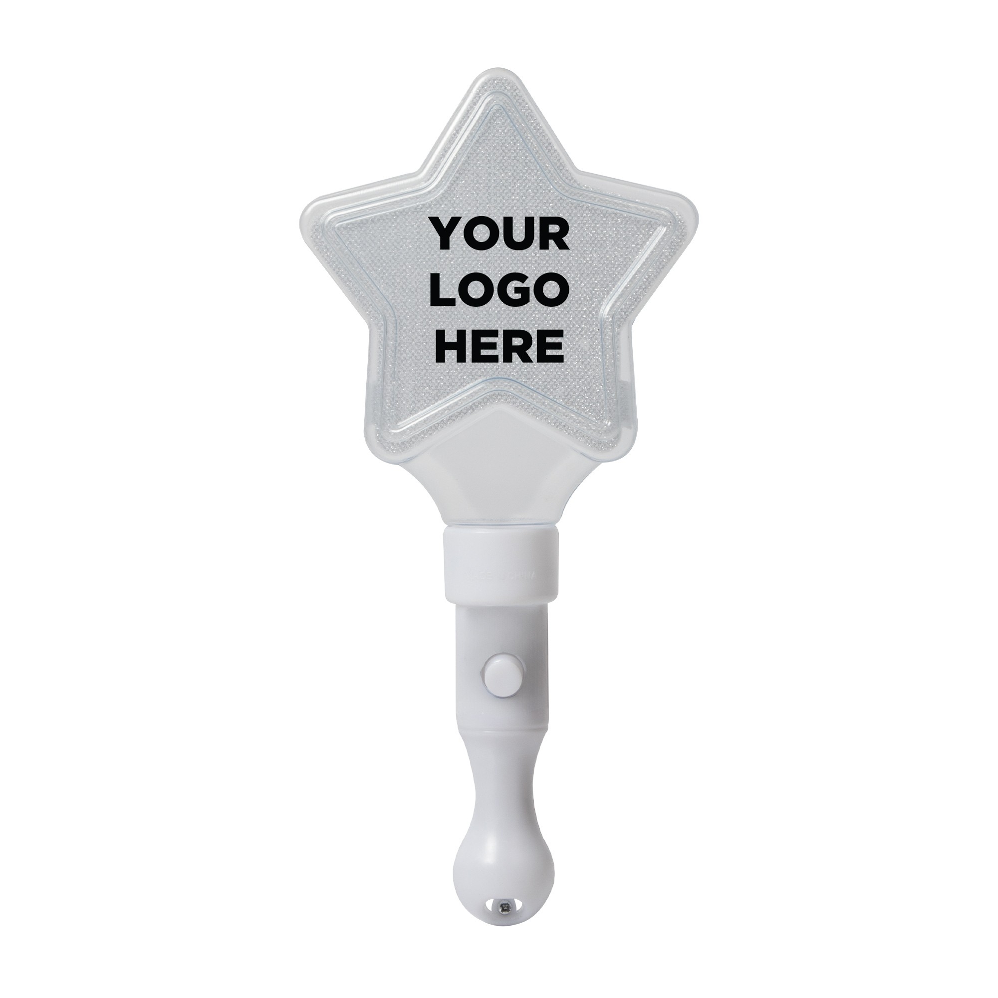 9" White Light Up Star Wand 3
