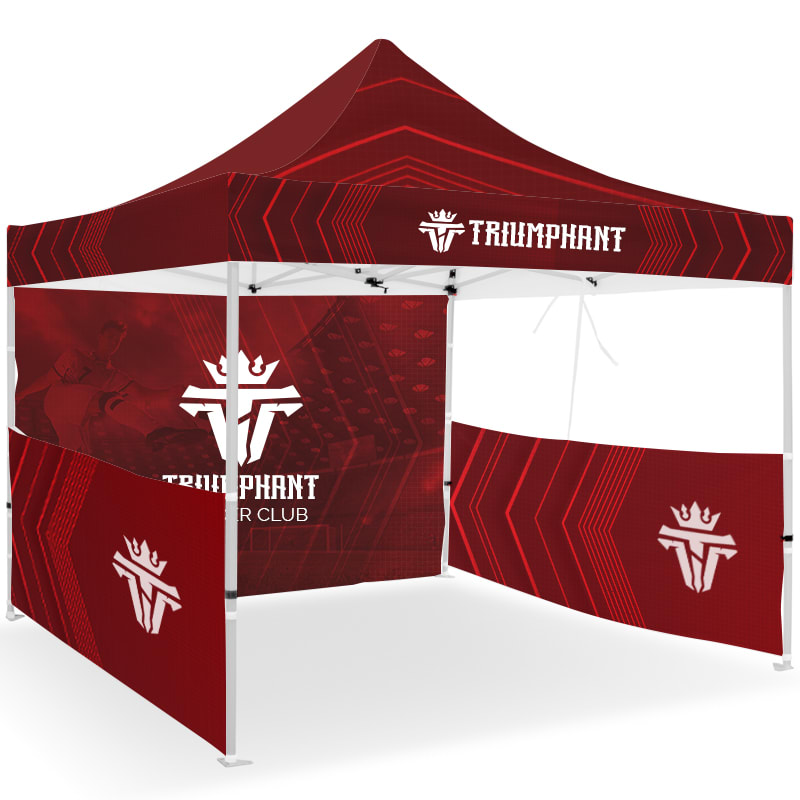 10ft X 10ft Full Color Pop Up Canopy Tents 25