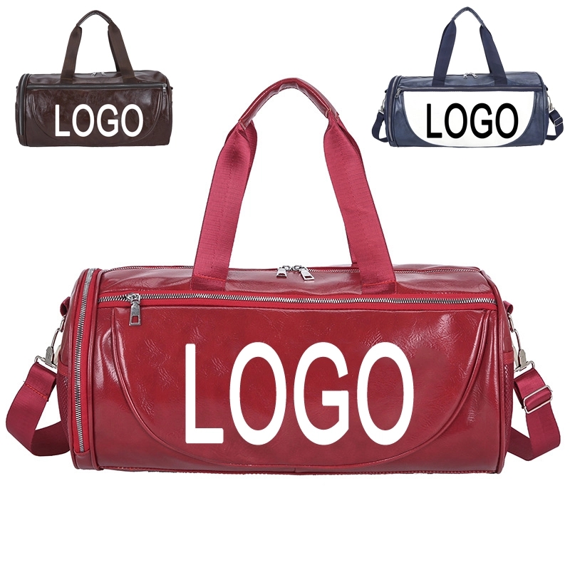 PU Travel Sports Duffel Bag & Yoga Gym Weekender Handbag 5