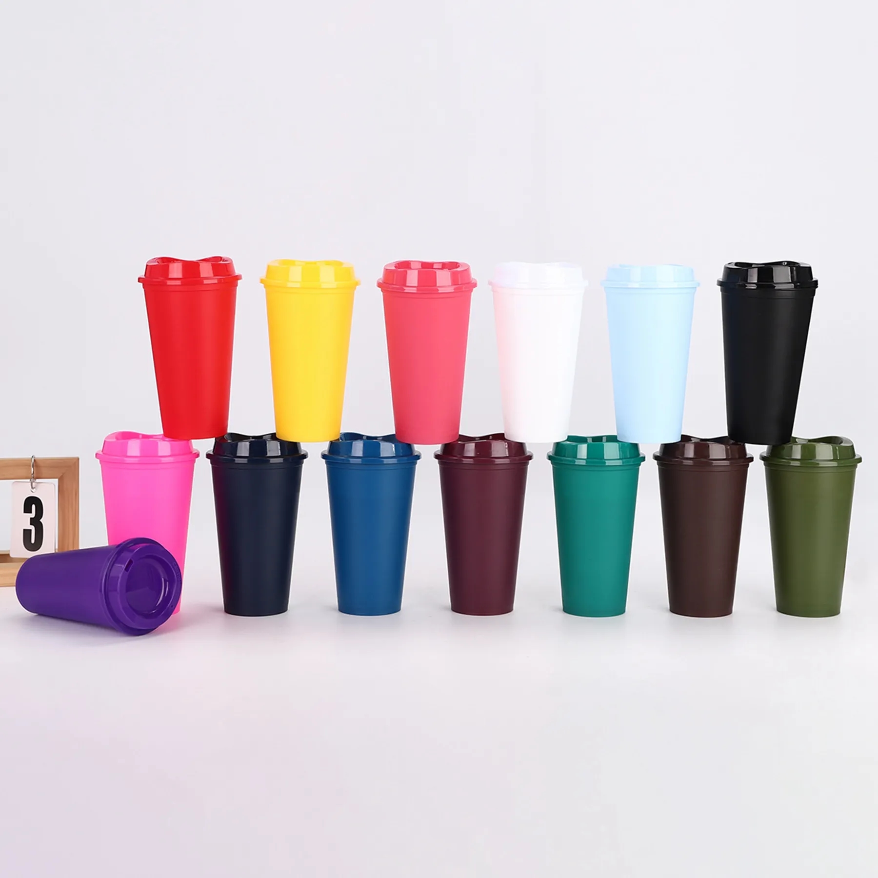 16Oz. Plastic Coffee Cup 1