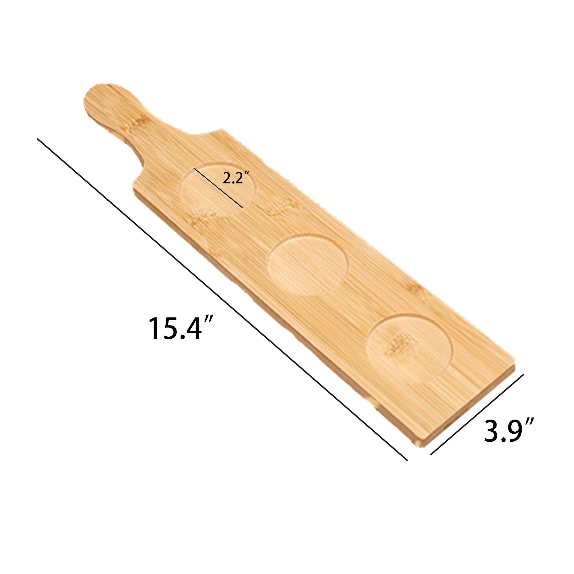 Wooden Shot Glass Tray 2