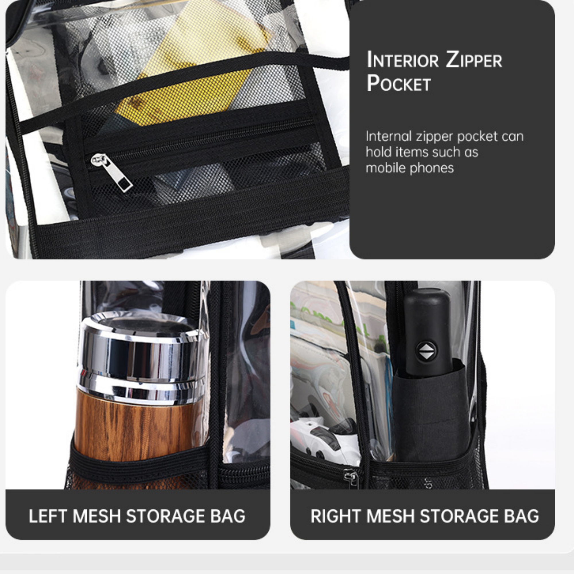 PVC Clear Backpack 2