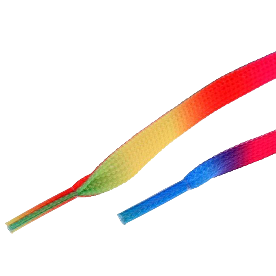 Dye Sublimation Tubular Shoelace - 3/8" Wide 1