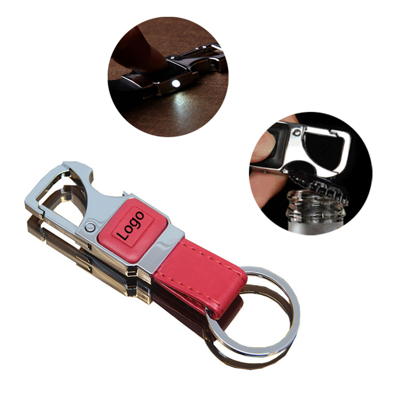 3 in 1 Metal Keychain and Bottle Opener with LED Light 8