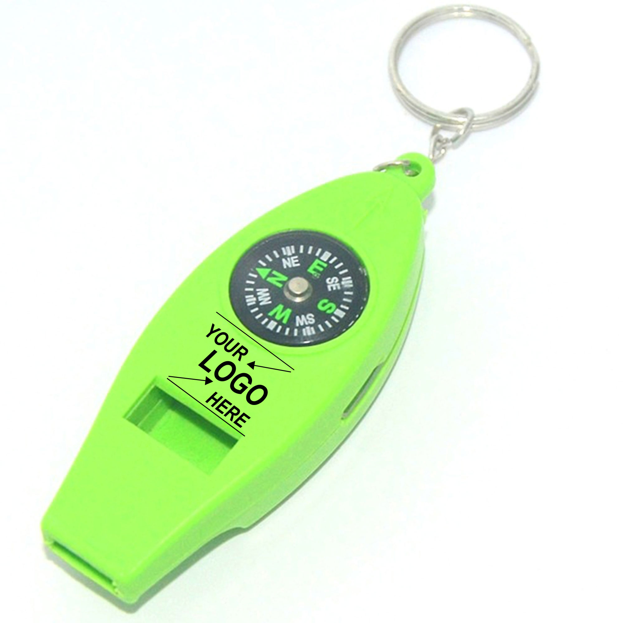 ABS Compass Whistle Keychain 2