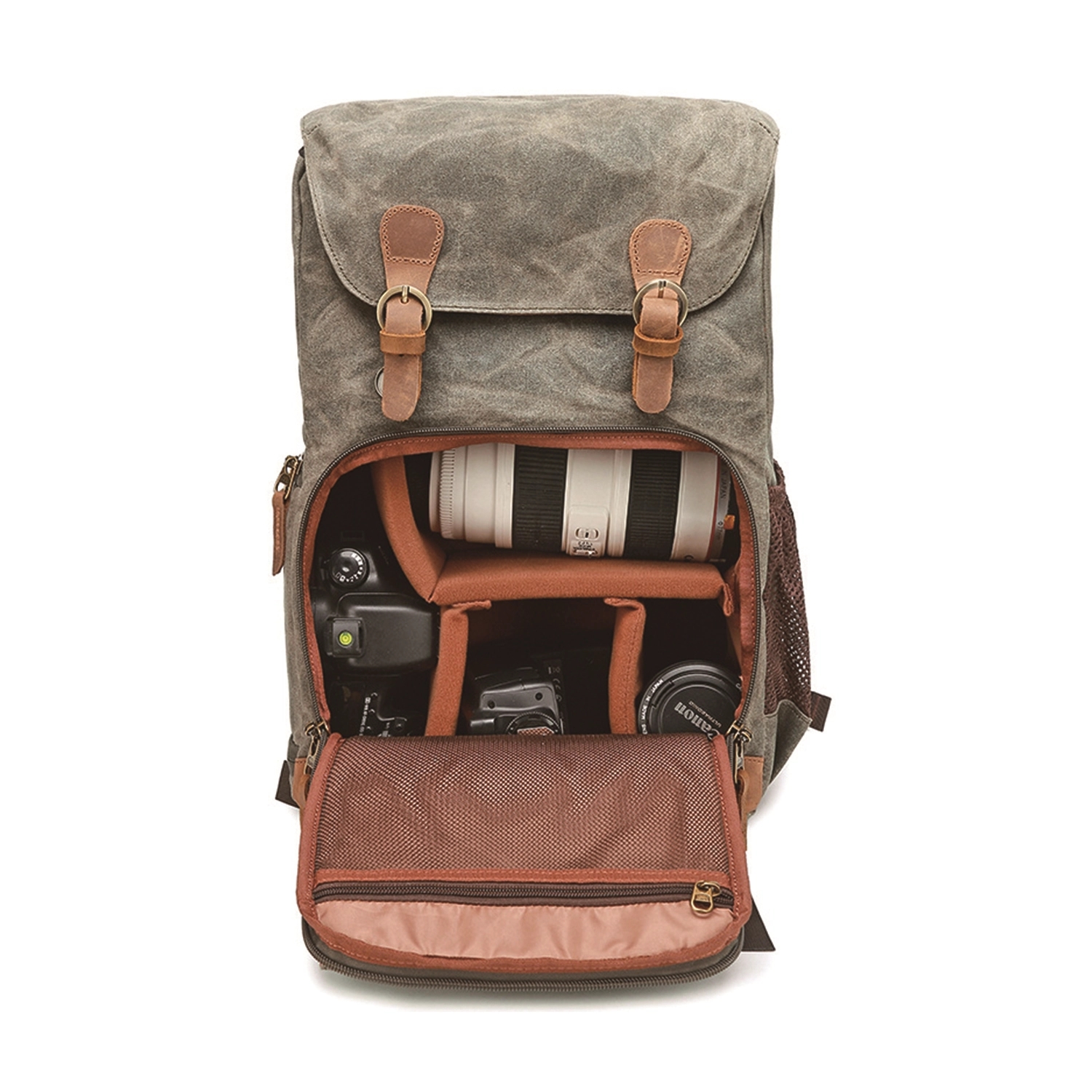 Canvas Camera Backpack 4