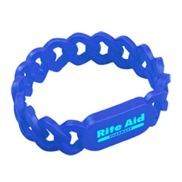 Chain Link Silicone Wristbands 2