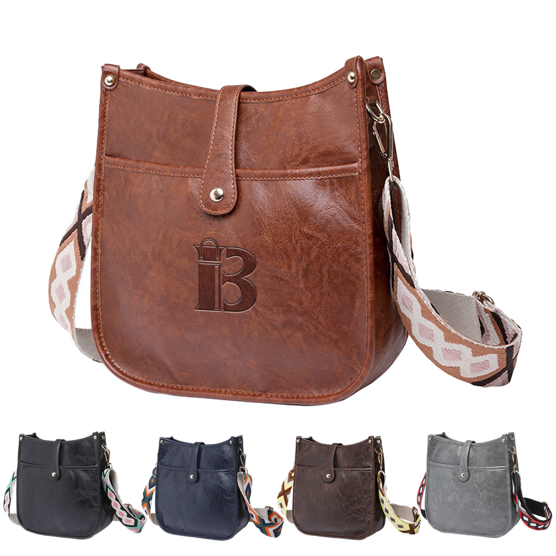 PU Leather Women Crossbody Shoulder Bags 12