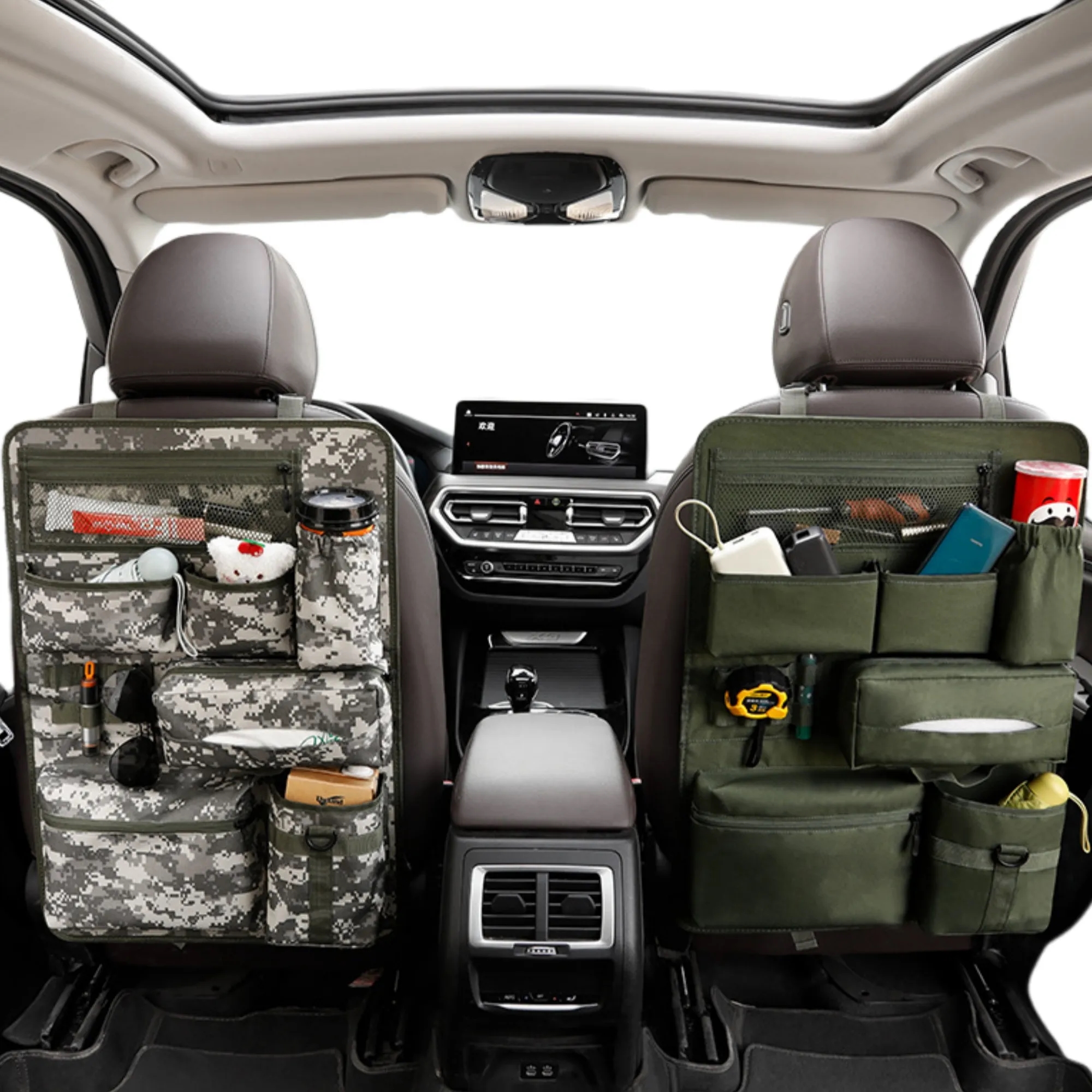 Car Seat Back Organizer Storage Pouch 5