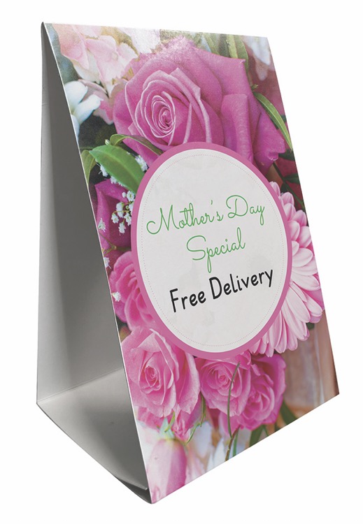Full-color Vertical Table Tent (4" x 6") 3
