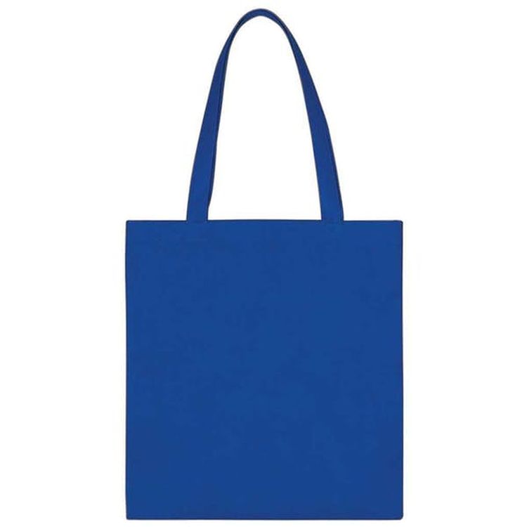 Recycled Shopping Tote - Royal Blue Non-Woven 1