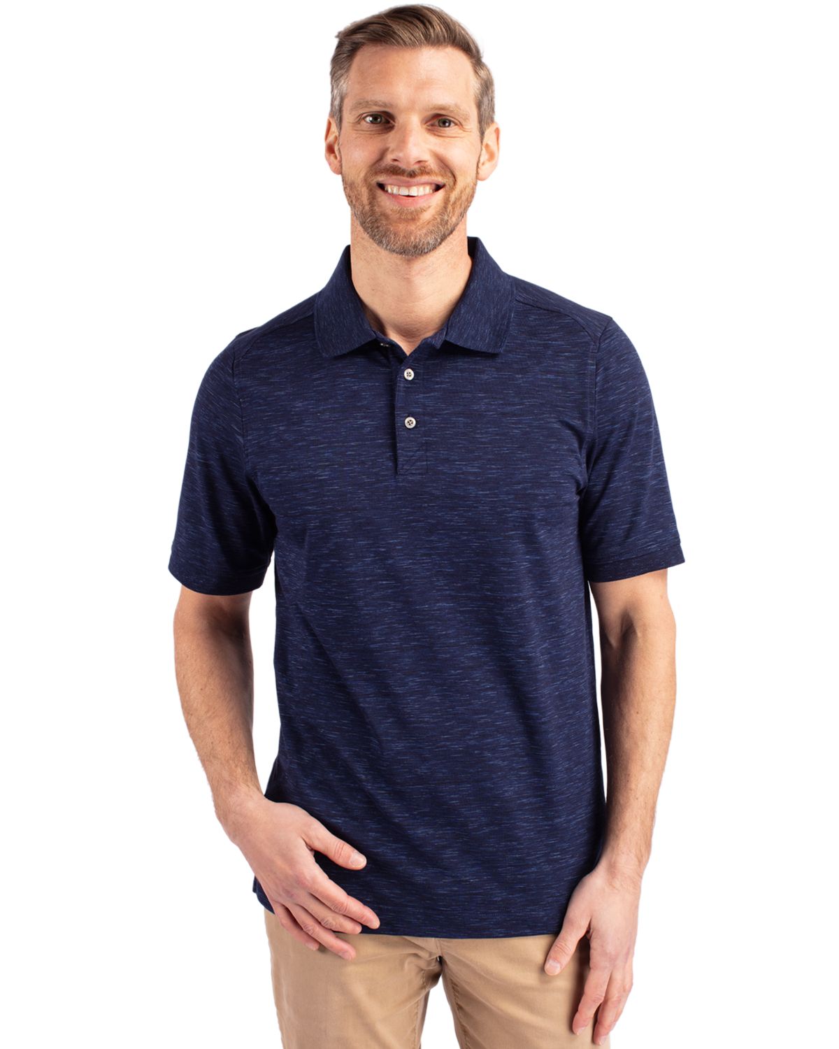 Advantage Tri-Blend Space Dye Mens Big and Tall Polo Big & Tall