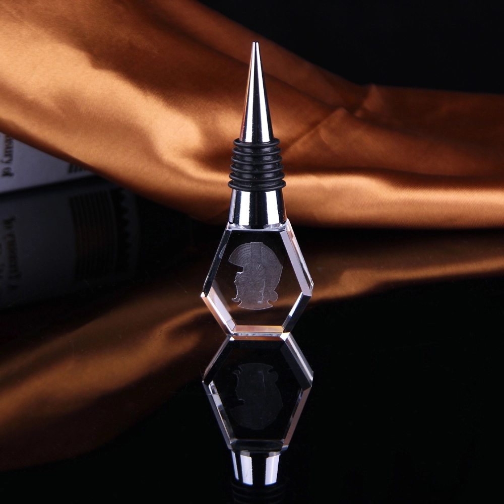 Engraved Crystal Wine Bottle Stopper 2