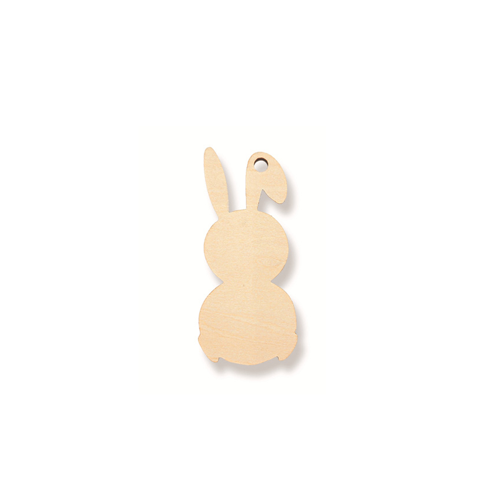 Natural Wood Christmas Tree Pendant 47