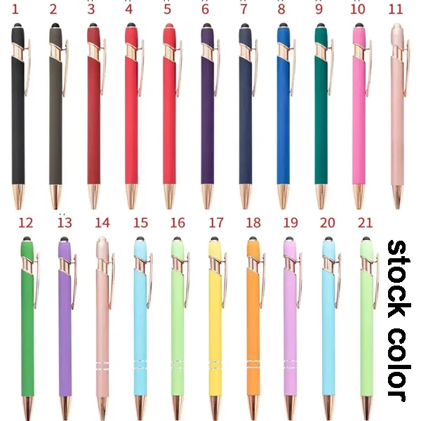 Ellipse Softy Rose Gold Stylus Pen 6