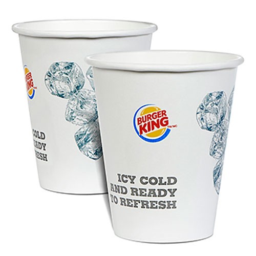 10 oz. "SQUAT" Paper Cold Cup - Flexographic printed 1