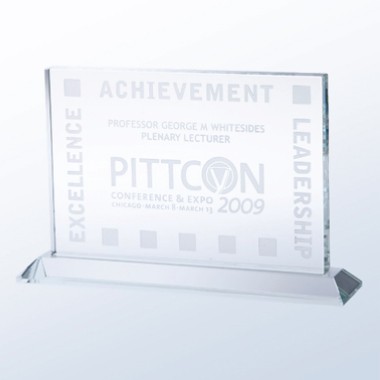 STAR FIRE CLEAR GLASS HORIZONTAL WITH BASE 1