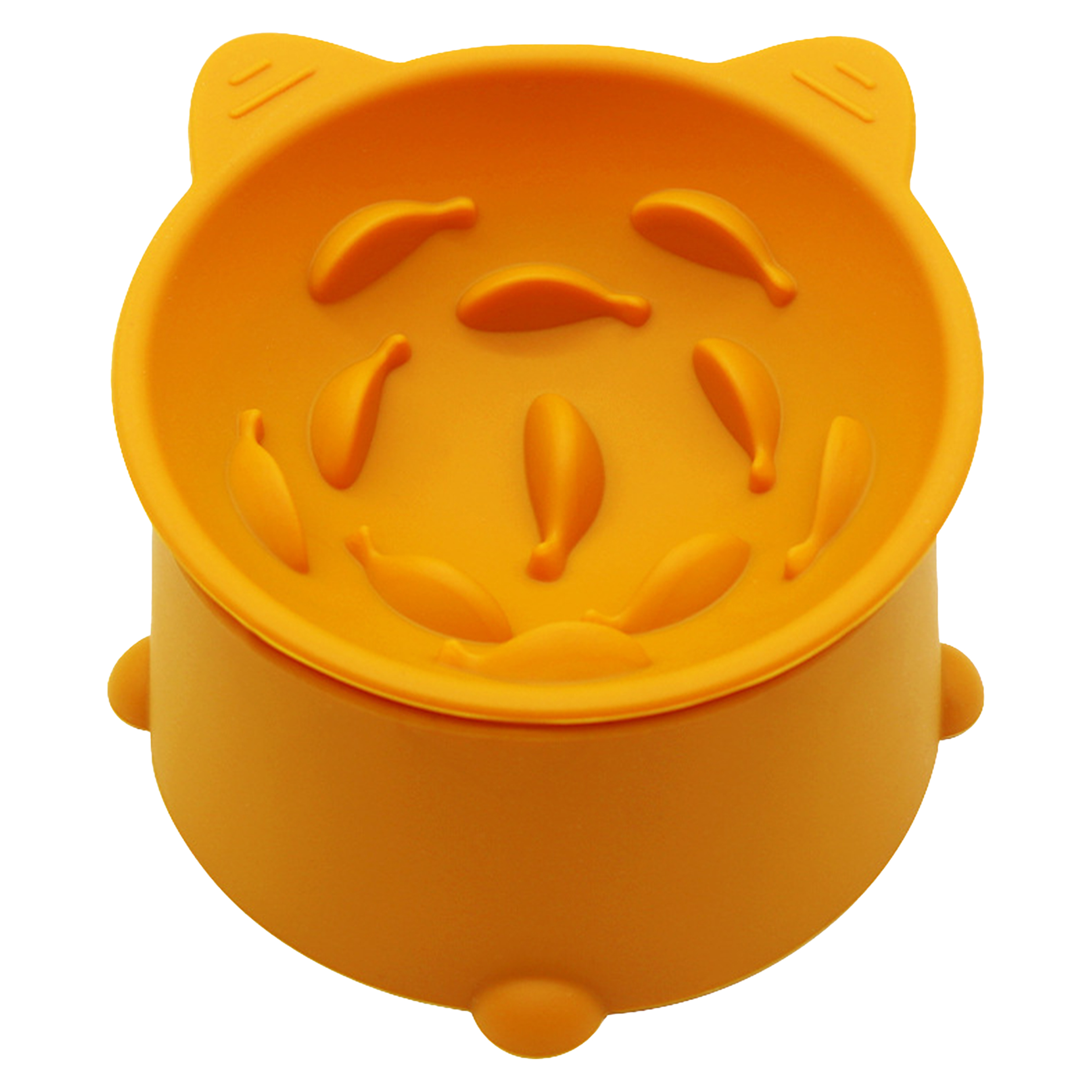 Silicone Adjustable Neck Protection Slow Eating Bowl 9