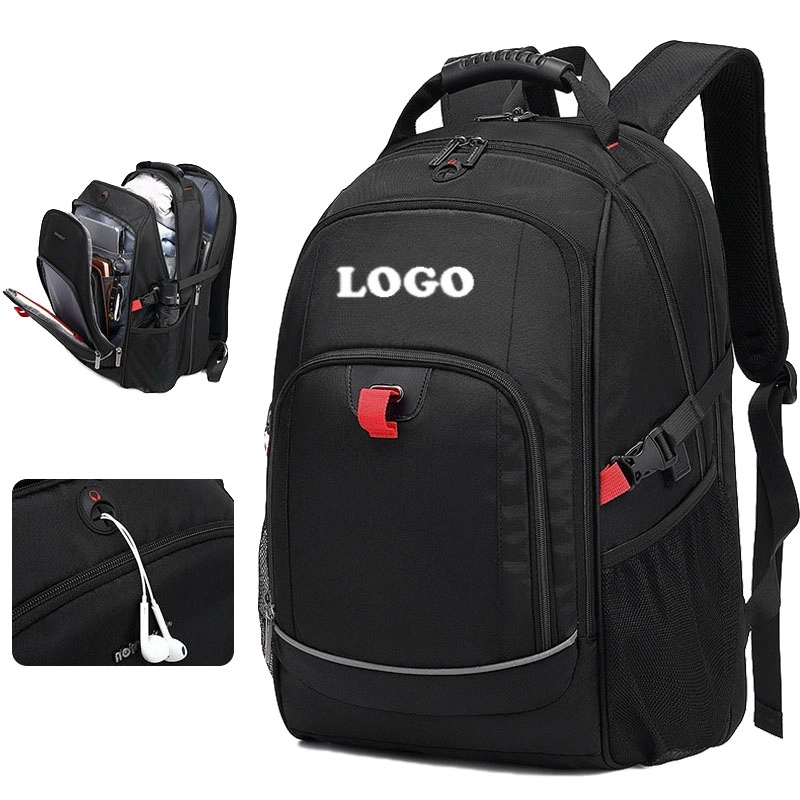 Large Capacity Backpack With Reflective Stripe 2