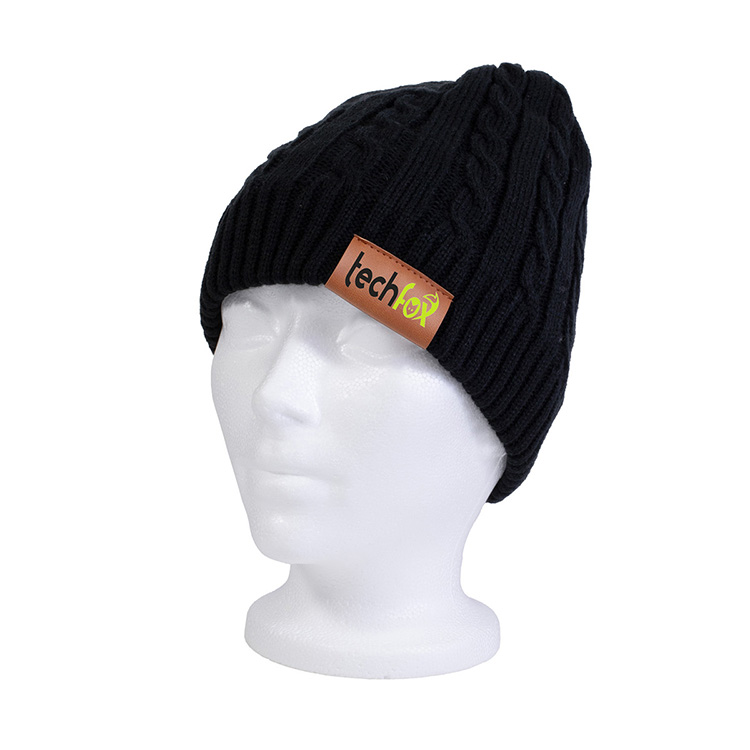 "THE COZY" Cable Knit Beanie With Fluffy Soft Lining 7