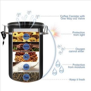 Stainless Steel Coffee Canister 4