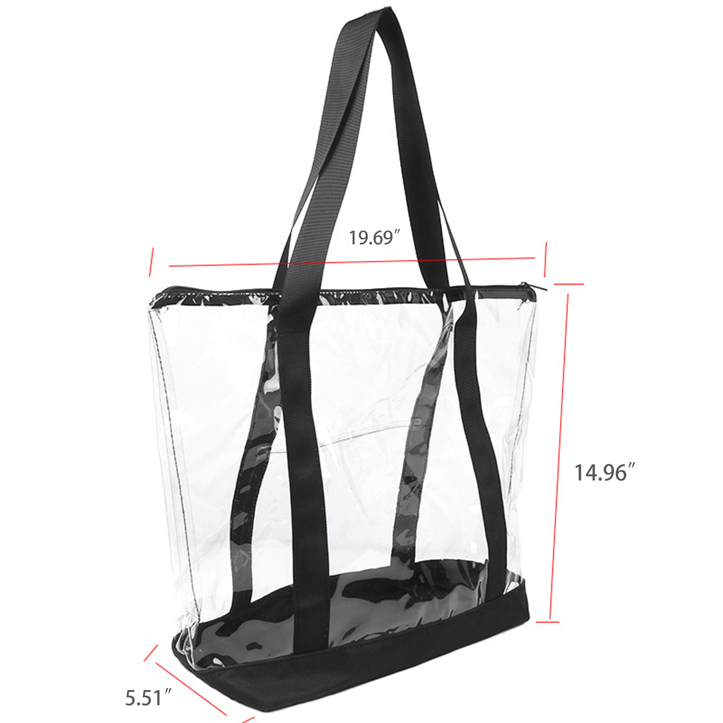 Spacious Transparent Beach Bag ?C PVC Material 2
