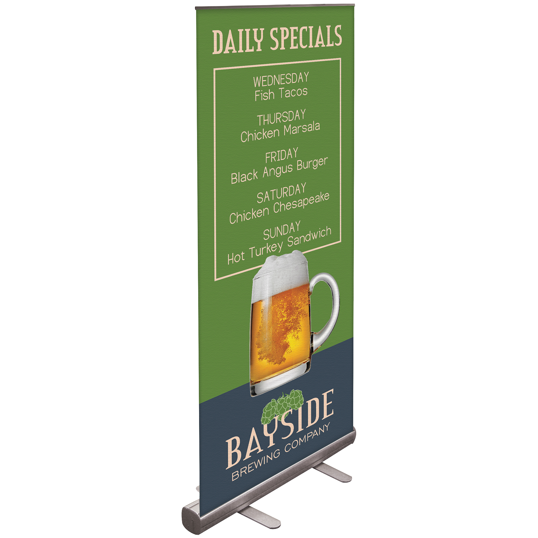 32" x 79" Custom Digitally Printed Retractable Banner Stand 6