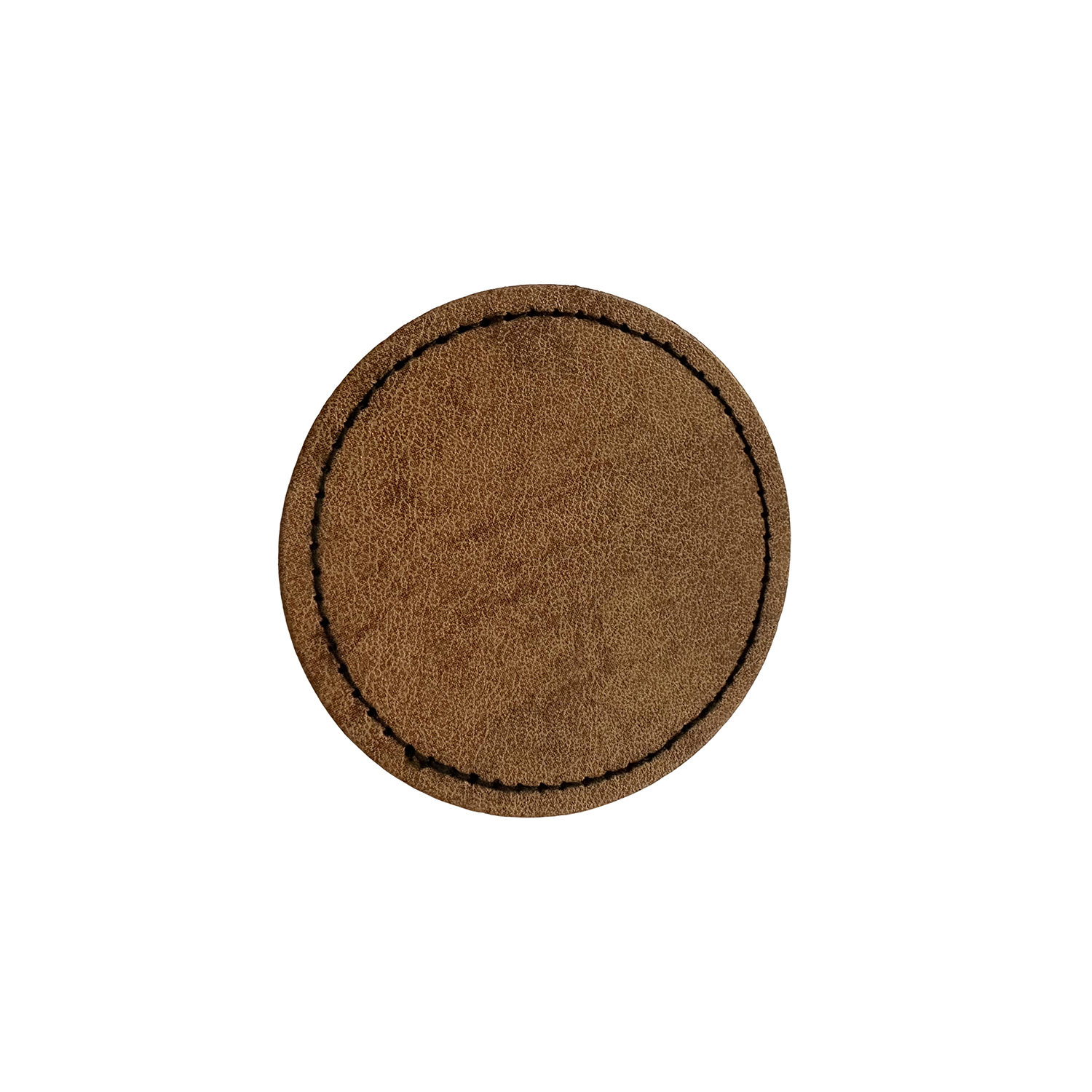 Round Shape Leatherette Patch 3