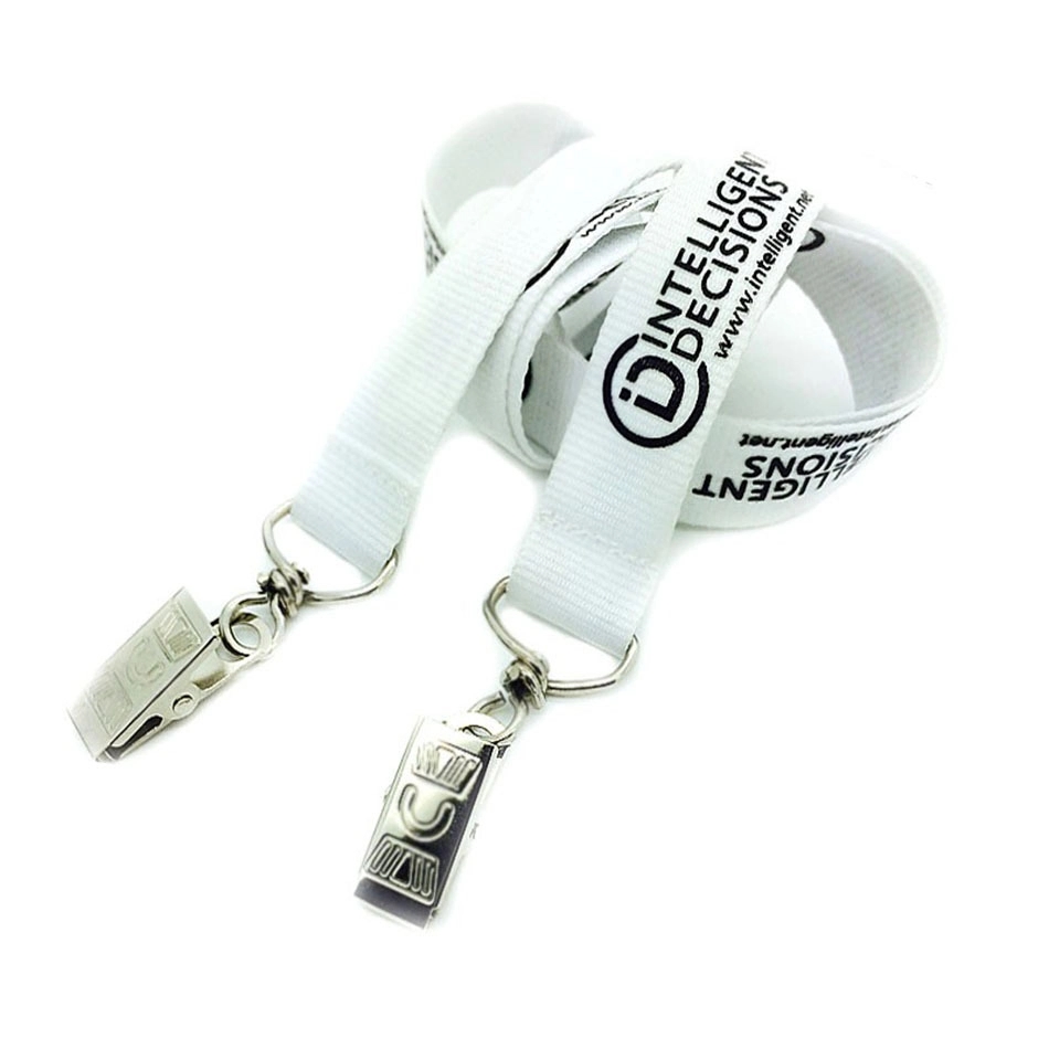 3/4" Lanyard w/ Bouble Bulldog Clip 4