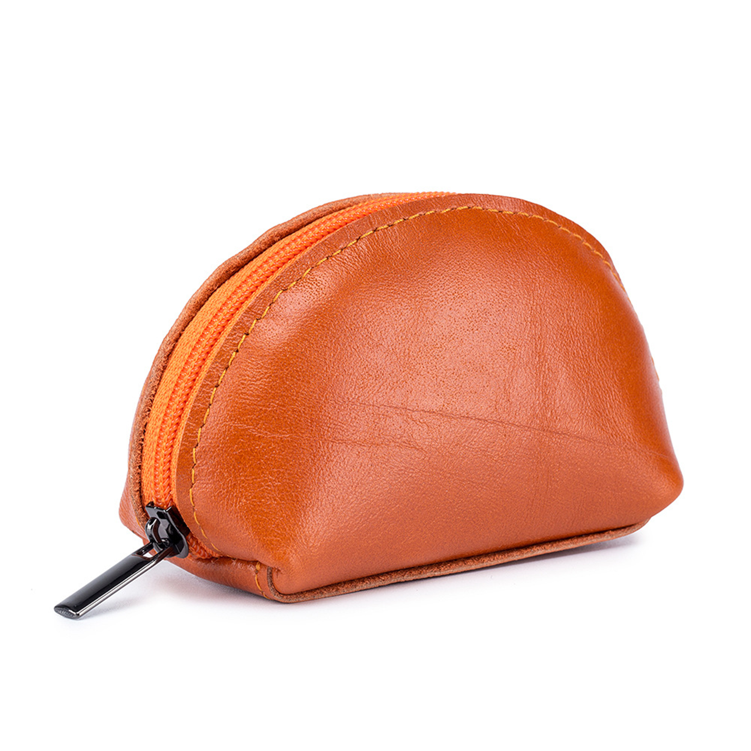 Oil Wax Mini Wallet Headphone Storage Bag 3