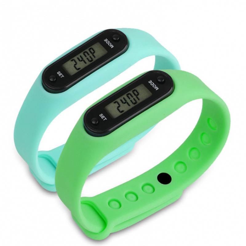 Soft Silicone Sport Tracker Watch Walking Running Pedometer 3