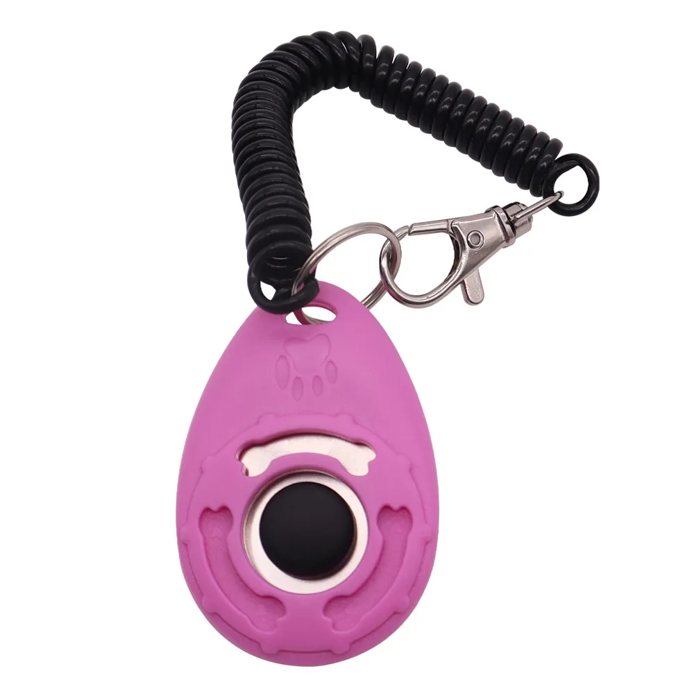Pet Dog Training Clicker Tool With Wrist Strap 3