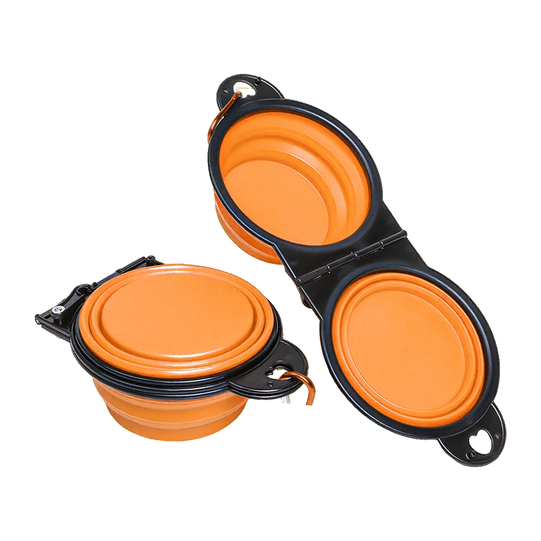 Outdoor Portable 20OZ 2-in-1 Foldable TPE Pet Bowl 6