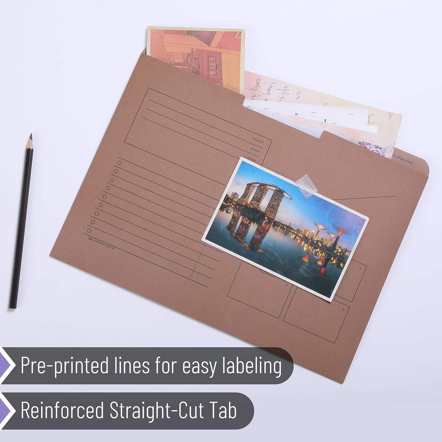 A4 Paper Pocket File Folder 8