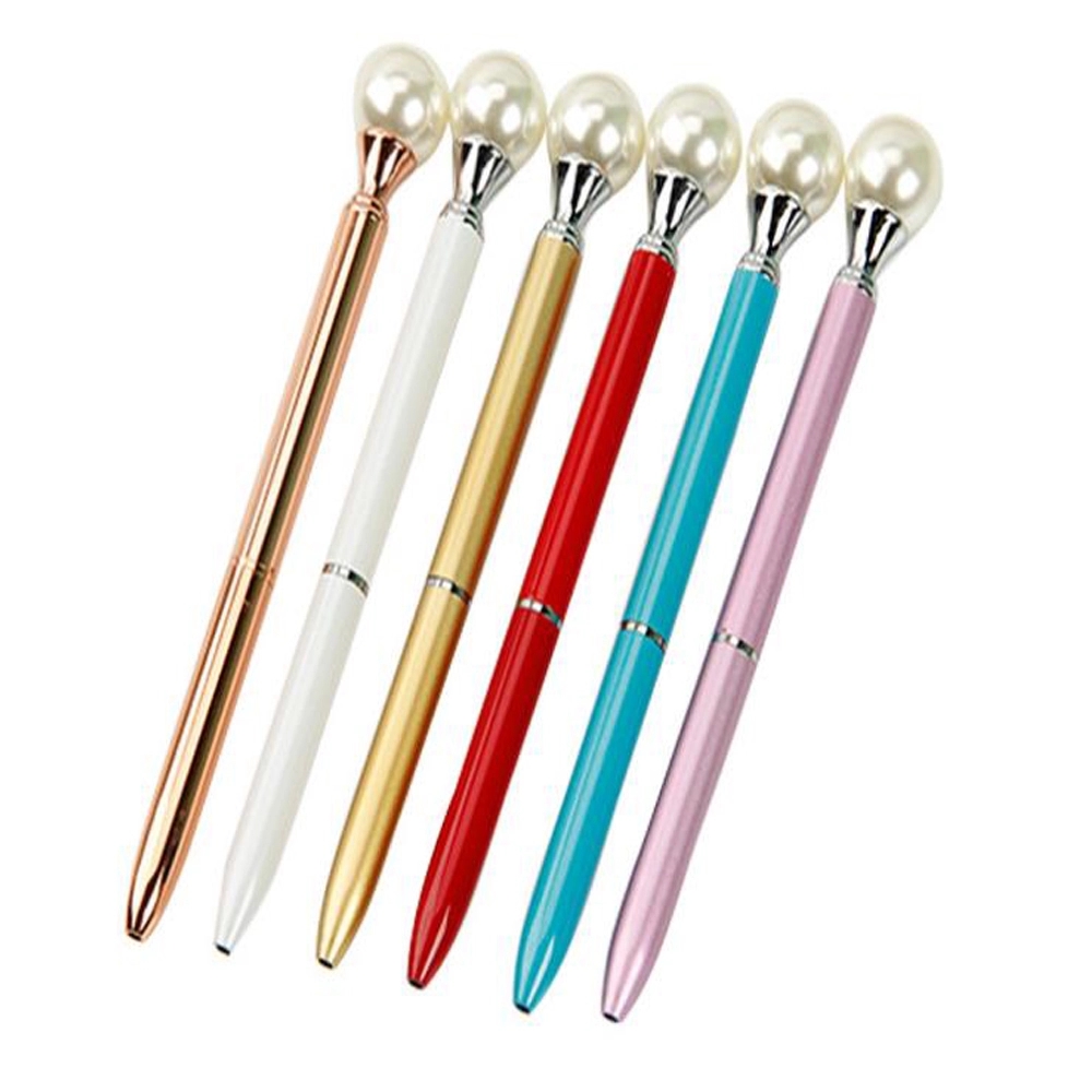 Big Pearl Metal Ballpoint Pen 2