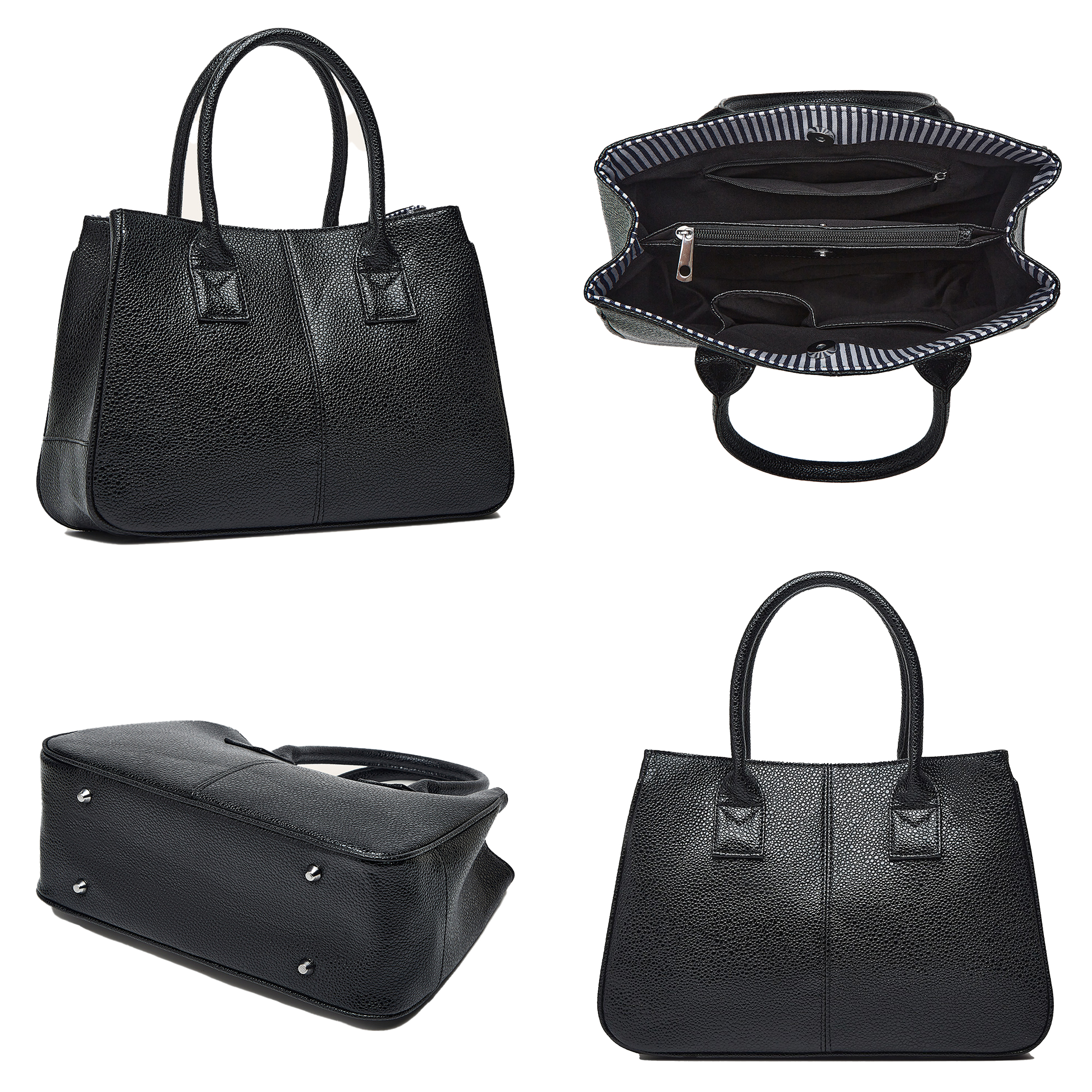 Pu Large Capacity Commuting Handbag 5