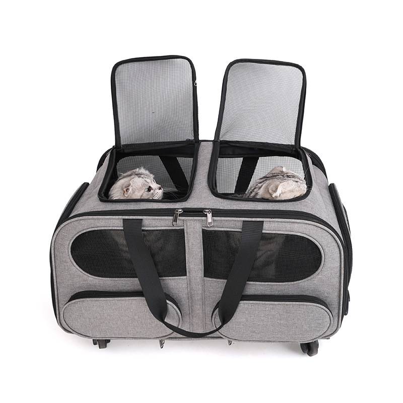 Oxford Pet Trolley Case Mesh Bag 7