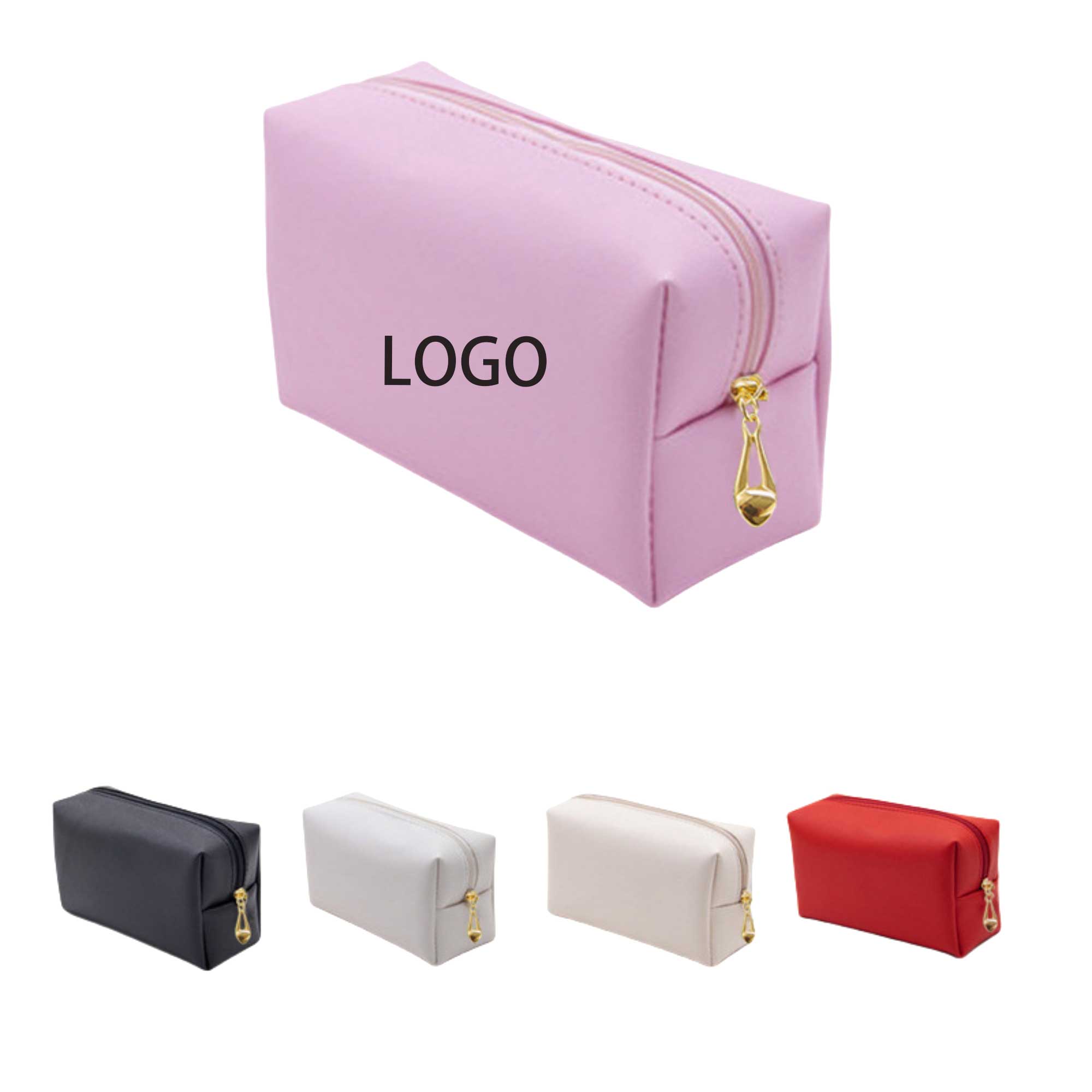 Leather Zipper Cosmetic Bag 3