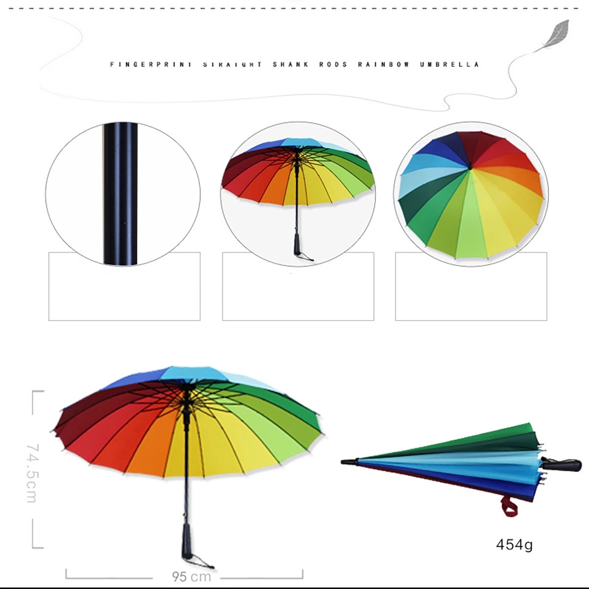Colorful Rainbow Umbrella 14